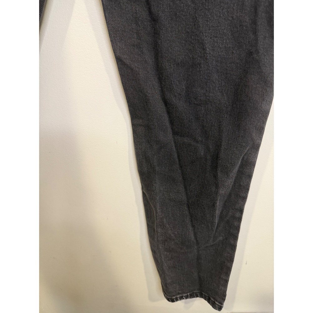 Lauren Ralph Lauren Black Womens Jeans 12 Straight‎ Grunge Denim High Rise Edgy - Picture 8 of 14